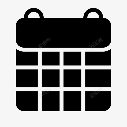 日历日期坐骑图标svg_新图网 https://ixintu.com 周 坐骑 旅行字形 日历 日期 日程
