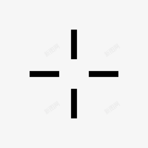 瞄准十字线飞镖图标svg_新图网 https://ixintu.com 十字线 目标 瞄准 飞镖