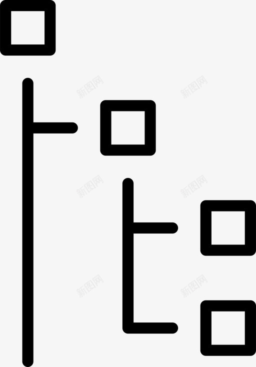 文件夹图表层次结构图标svg_新图网 https://ixintu.com 图表 存储 层次结构 文件夹 树 网络 联机数据精简