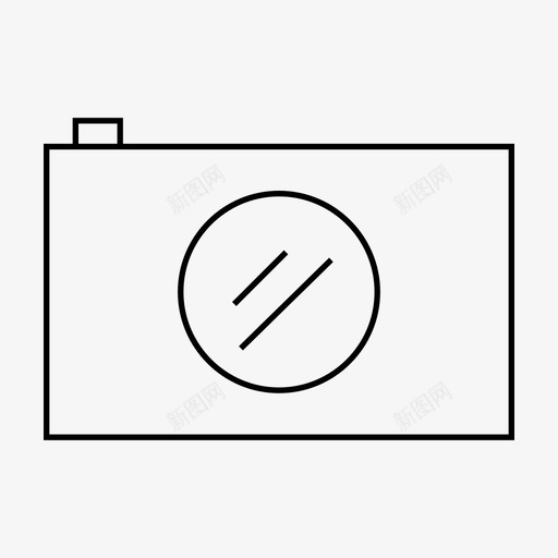 照相机照片快照图标svg_新图网 https://ixintu.com 快照 照片 照相机 电影 电影院