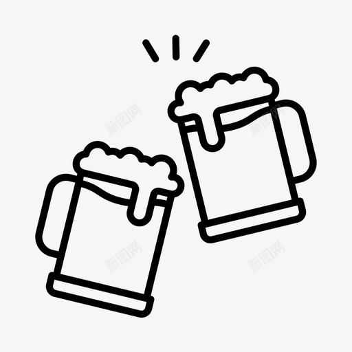 啤酒酿酒厂饮料图标svg_新图网 https://ixintu.com 啤酒 酒吧 酿酒厂 饮料
