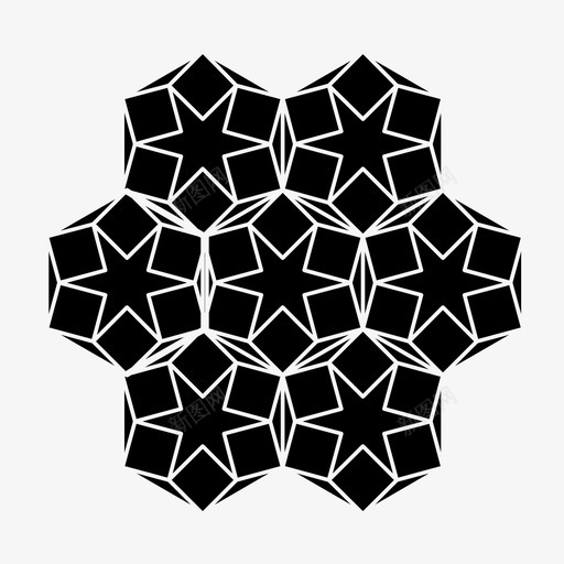 瓷砖图案几何图案几何图形图标svg_新图网 https://ixintu.com 六边形瓷砖 六边形瓷砖图案 六边形设计 几何图形 几何图案 无缝 瓷砖图案