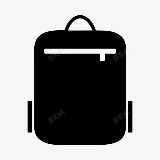 书包学校学生图标svg_新图网 https://ixintu.com 书包 学校 学生