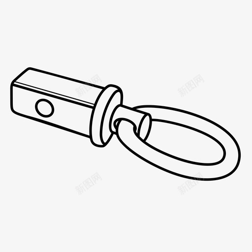 牵引环悬挂装置拖车图标svg_新图网 https://ixintu.com 悬挂装置 拖车 牵引环 通用