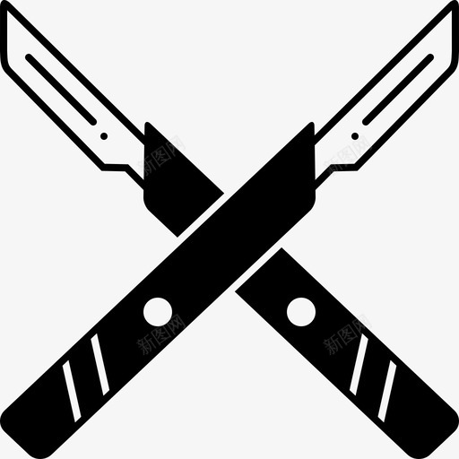 手术刀设备手术工具图标svg_新图网 https://ixintu.com 手术刀 手术工具 设备