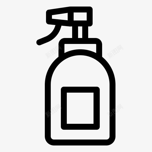 清新剂空气清新剂喷雾瓶图标svg_新图网 https://ixintu.com 喷雾瓶 清新剂 空气清新剂