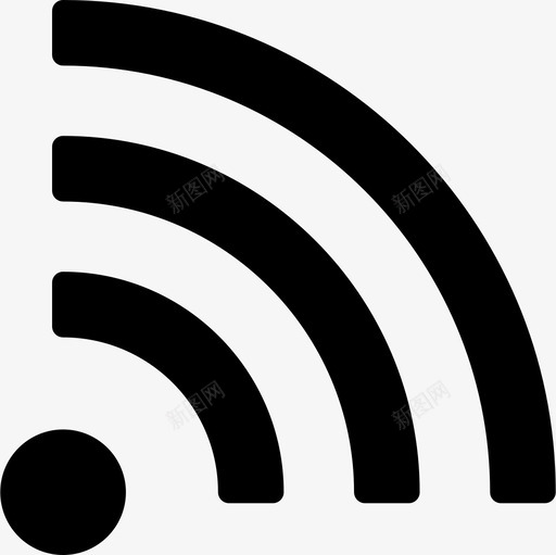 wificonnectconnection图标svg_新图网 https://ixintu.com connect connection internet wifi 无线 租用glyphs