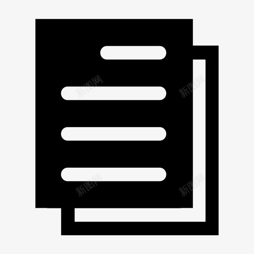 财务-订单单据svg_新图网 https://ixintu.com 财务-订单单据