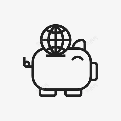 全球投资投资图标svg_新图网 https://ixintu.com 全球投资 投资