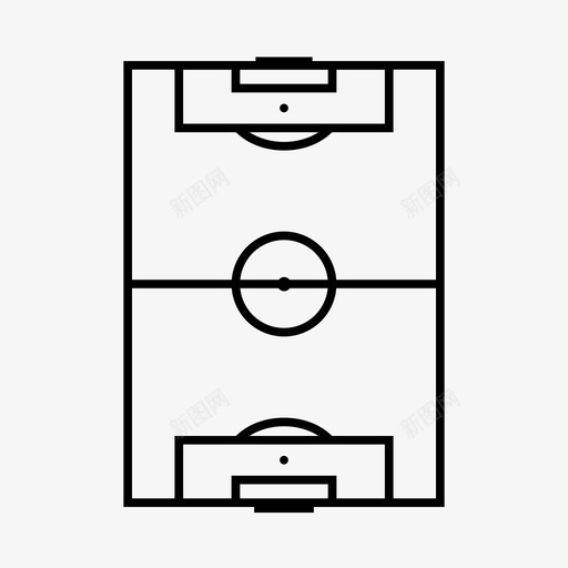 足球场球门球场图标svg_新图网 https://ixintu.com 球场 球门 足球 足球场