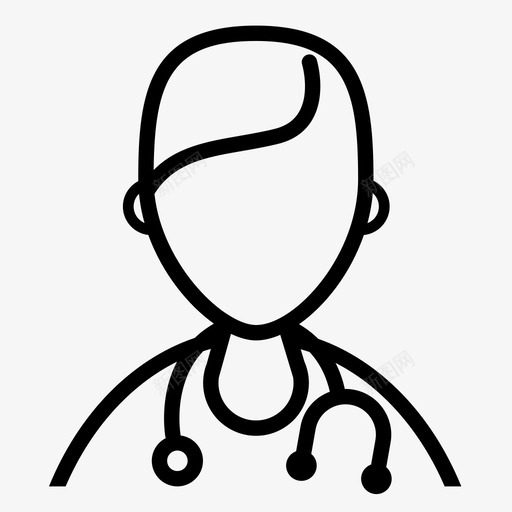 医生健康医院图标svg_新图网 https://ixintu.com 健康 兽医 医生 医院 妇女 妇女职业