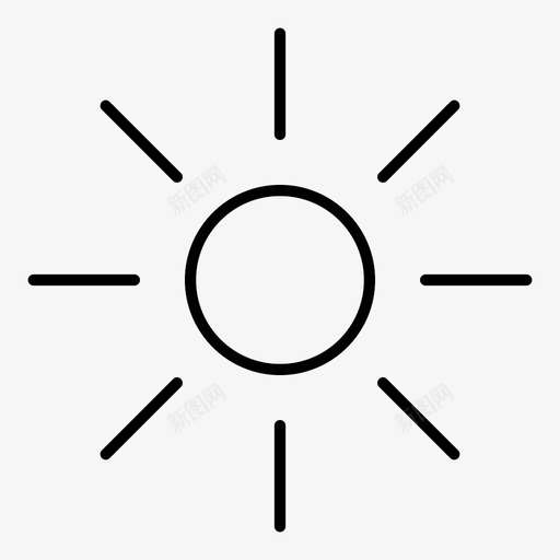太阳晨曦阳光图标svg_新图网 https://ixintu.com 太阳 晨曦 阳光
