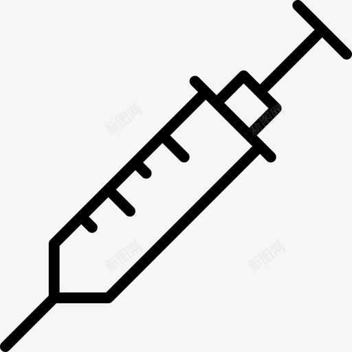 注射器药物注射剂图标svg_新图网 https://ixintu.com 注射剂 注射器 疫苗 药物 药物稀释剂 针头