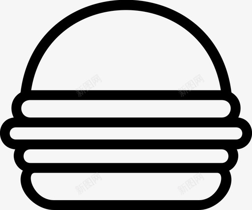 汉堡吃食物图标svg_新图网 https://ixintu.com 吃 汉堡 汉堡包 食物 餐厅