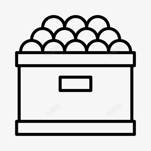 水果摊农业乡村图标svg_新图网 https://ixintu.com 乡村 农业 农场 水果摊 食品