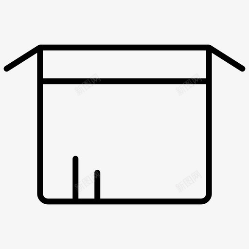 运输箱包装杂货店瘦图标svg_新图网 https://ixintu.com 包装 杂货店瘦 运输箱
