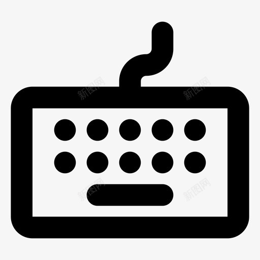 键盘计算机电子图标svg_新图网 https://ixintu.com 用户界面 电子 类型 计算机 输入 键盘