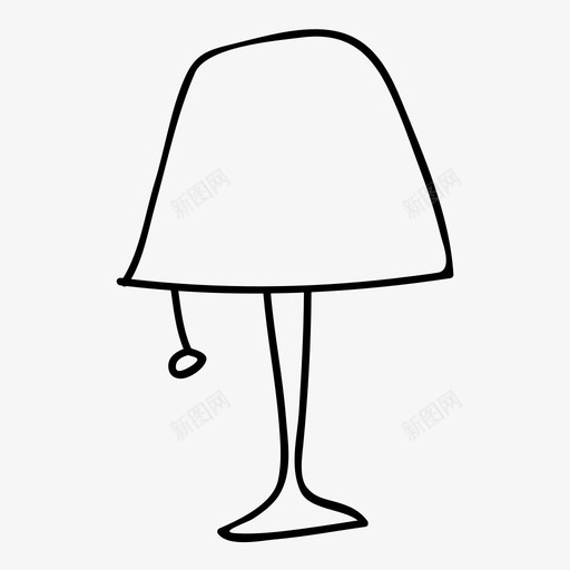 灯电家具图标svg_新图网 https://ixintu.com 便利设施 家具 灯 电