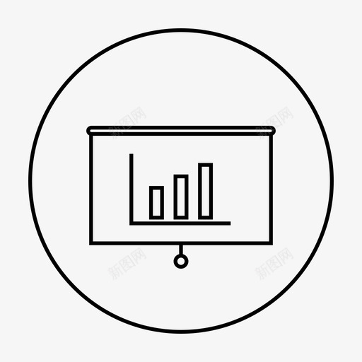 演示文稿黑板图表图标svg_新图网 https://ixintu.com 图表 学校 投影幻灯片 教育 演示文稿 黑板