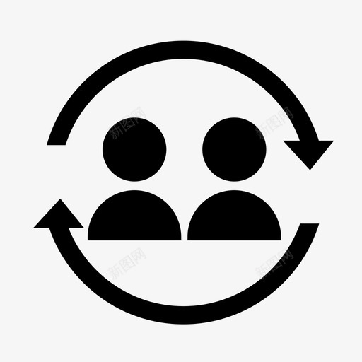 伙伴关系业务伙伴业务伙伴关系图标svg_新图网 https://ixintu.com 业务伙伴 业务伙伴关系 业务线图标实心 伙伴关系 团队 联合