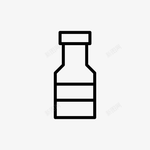 牛奶奶瓶果汁图标svg_新图网 https://ixintu.com 奶瓶 果汁 牛奶