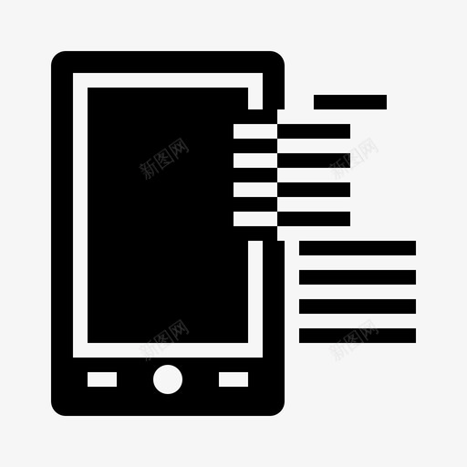 移动营销广告搜索引擎优化图标svg_新图网 https://ixintu.com 广告 搜索引擎优化 移动营销