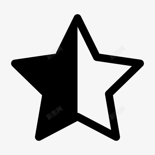 半星svg_新图网 https://ixintu.com 半星