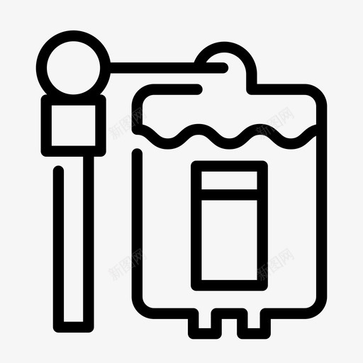 输液血液健康图标svg_新图网 https://ixintu.com 健康 药品 血液 输液 输液袋