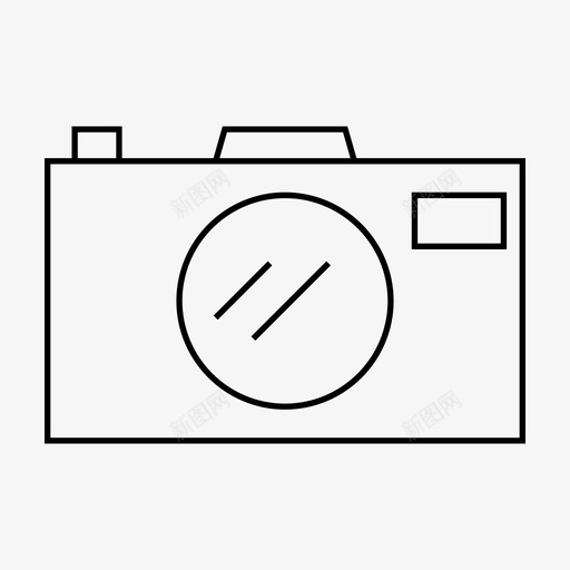 照相机照片肖像图标svg_新图网 https://ixintu.com 快照 照片 照相机 肖像 露营