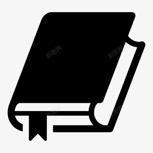 书籍书签教育图标svg_新图网 https://ixintu.com ui03基本 书签 书籍 学习 教育 阅读