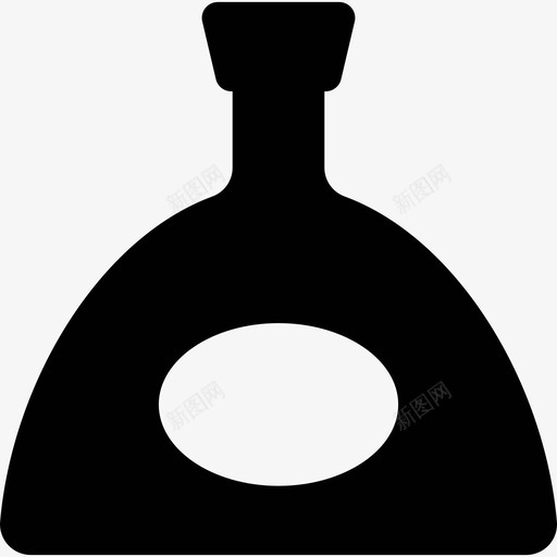 宽瓶食品家居用品图标svg_新图网 https://ixintu.com 家居用品 宽瓶 食品