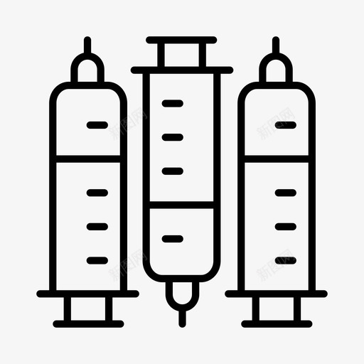 注射器生物化学生物学图标svg_新图网 https://ixintu.com 医学 注射器 生物化学 生物学 针头