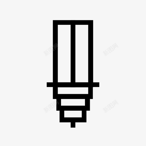灯灯泡生态图标svg_新图网 https://ixintu.com 灯 灯泡 生态