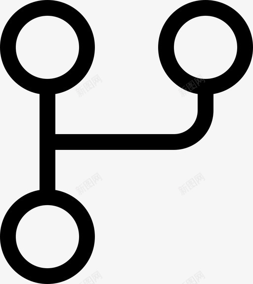 git代码协作图标svg_新图网 https://ixintu.com fork git picsonrythin 代码 协作 控制 编程