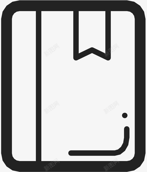 书籍书签收藏夹图标svg_新图网 https://ixintu.com 书签 书籍 保存 功能区 收藏夹