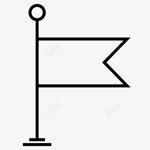 旗帜国家通讯和媒体尖锐图标svg_新图网 https://ixintu.com 国家 旗帜 通讯和媒体尖锐