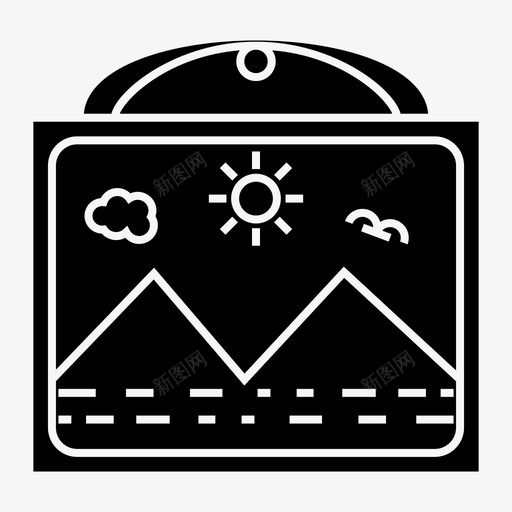 框架艺术悬挂图标svg_新图网 https://ixintu.com 图像 图片 家具 悬挂 框架 艺术