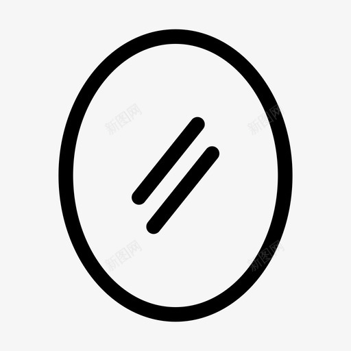 镜子玻璃内部反射图标svg_新图网 https://ixintu.com 内部 内部线条 反射 房间 镜子玻璃