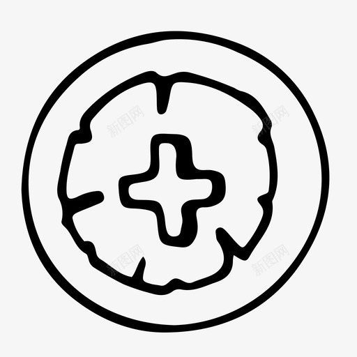 加号按钮圆圈控制图标svg_新图网 https://ixintu.com 加号按钮 圆圈 媒体 按钮 控制 标志