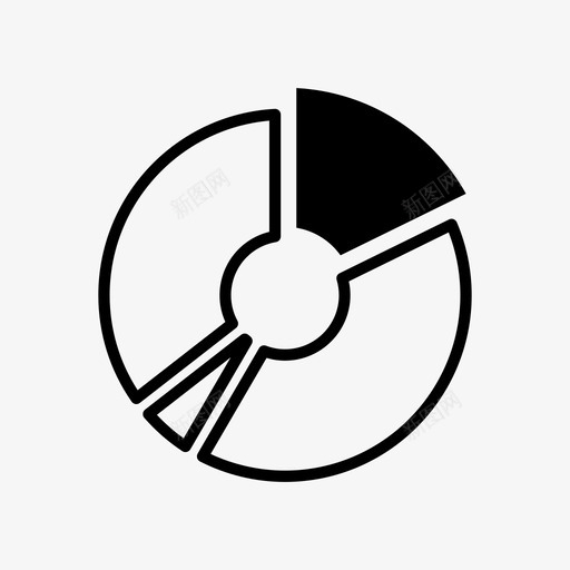 甜甜圈图表圆圈图表图标svg_新图网 https://ixintu.com 图表 圆圈 甜甜圈图表