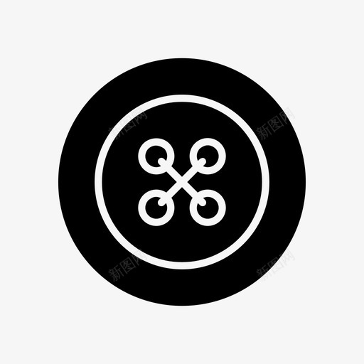 钮扣布钮扣缝纫图标svg_新图网 https://ixintu.com 布钮扣 缝纫 衬衫纽扣 钮扣