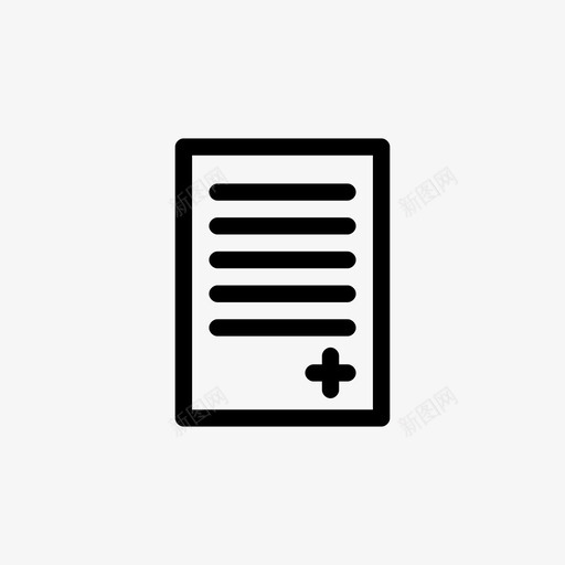 纸张文件教育图标svg_新图网 https://ixintu.com 学校 教育 文件 纸张