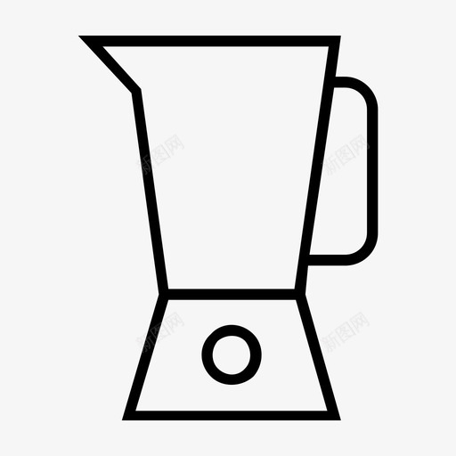 搅拌机电器搅拌器图标svg_新图网 https://ixintu.com 厨房 搅拌器 搅拌机 电器