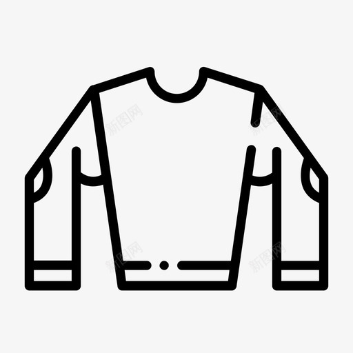 毛衣衬衫衣服图标svg_新图网 https://ixintu.com 上衣 毛衣 衣服 衬衫
