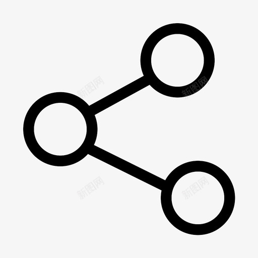 分享社区联系图标svg_新图网 https://ixintu.com 分享 社交 社区 联系
