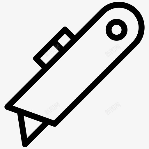 实用刀刀片切割图标svg_新图网 https://ixintu.com 刀片 切割 实用刀 施工