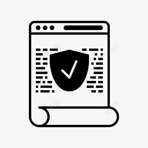 数据隐私策略文件gdpr图标svg_新图网 https://ixintu.com gdpr gdpr数据隐私策略glyph 保护 数据隐私策略 文件