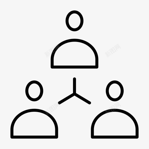 团队业务团队网络图标svg_新图网 https://ixintu.com 业务团队 团队 团队合作 小团队 用户 网络