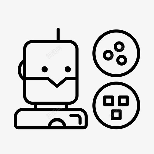 集群式人工智能机器人计算机数据图标svg_新图网 https://ixintu.com 人工智能机器人 数据 计算机 集群式人工智能机器人