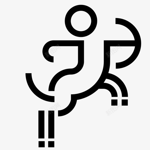 半人马弓箭手幻想图标svg_新图网 https://ixintu.com 半人马 射手座 幻想 弓箭手 手绘半人马 神话
